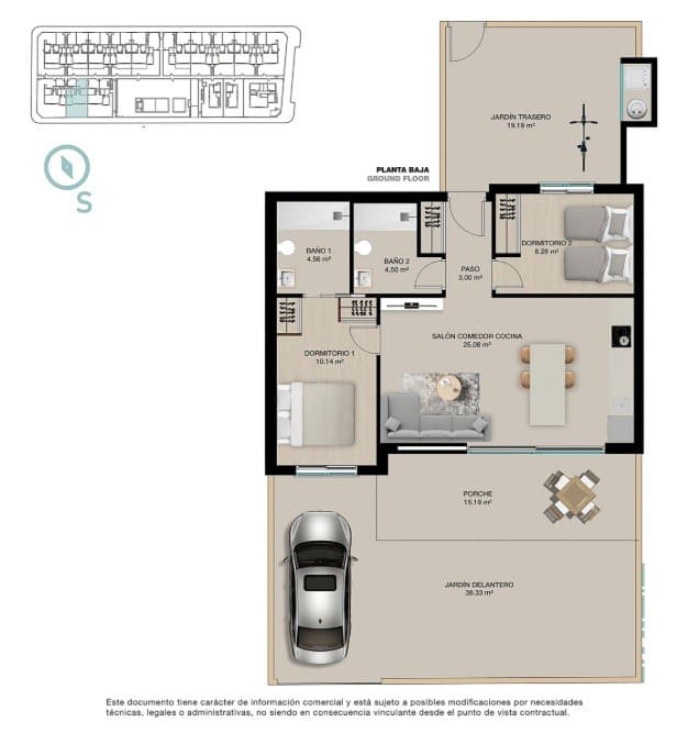 2 soveværelse Lejlighed til salg i Torre de la Horadada med swimmingpool - € 375.000 (Ref: 8431057)