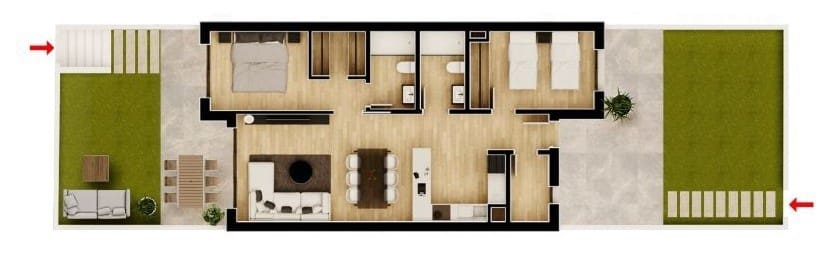 2 bedroom Apartment for sale in Elche / Elx with pool - € 240,000 (Ref: 8440800)