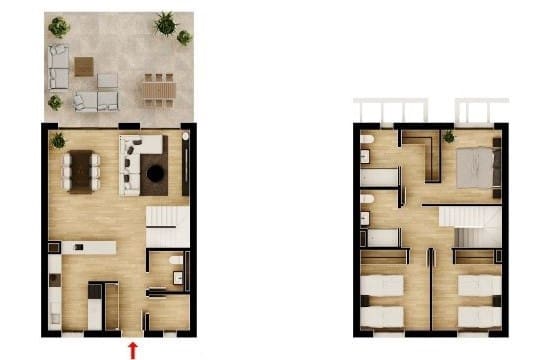 3 Zimmer Apartment zu verkaufen in Elche / Elx mit Pool - 280.000 € (Ref: 8440801)