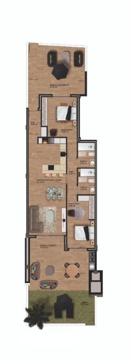 2 slaapkamer Appartement te koop in Monforte del Cid met zwembad - € 295.000 (Ref: 8452823)