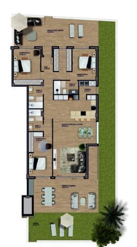 3 slaapkamer Appartement te koop in Monforte del Cid met zwembad - € 435.000 (Ref: 8452824)