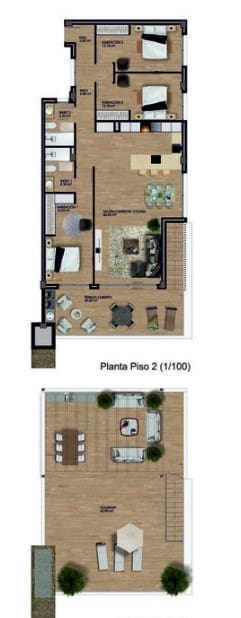 3 slaapkamer Penthouse te koop in Monforte del Cid met zwembad - € 465.000 (Ref: 8452828)