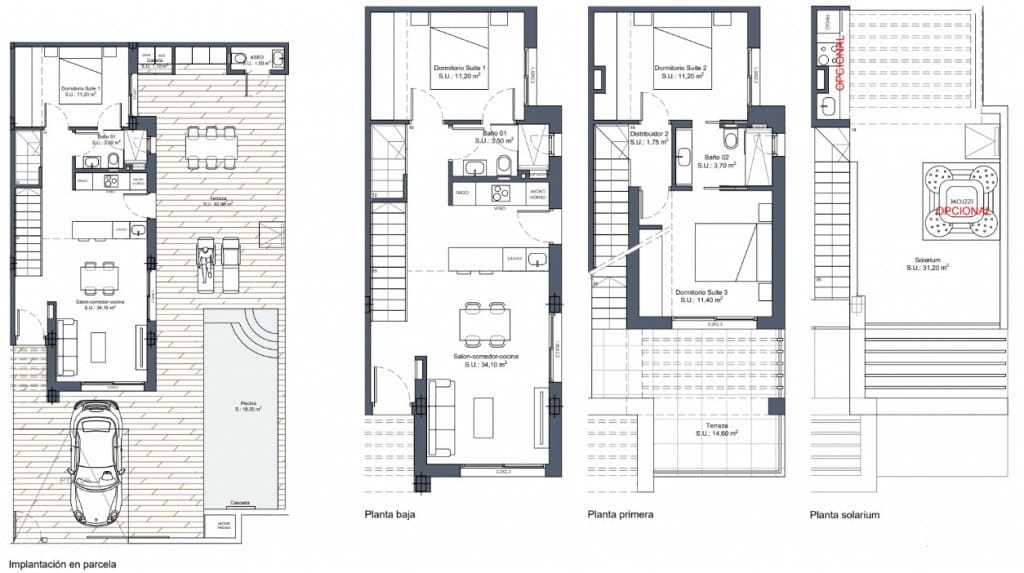 3 bedroom Villa for sale in Ciudad Quesada with pool - € 435,000 (Ref: 8510738)