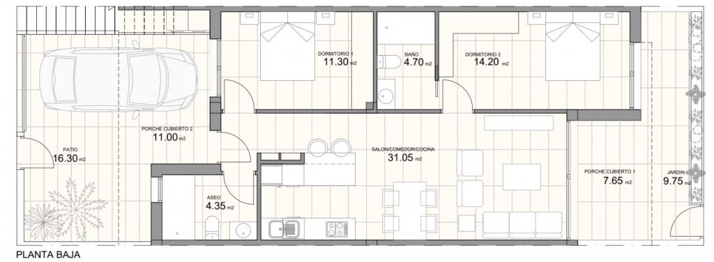 2 Zimmer Apartment zu verkaufen in Pilar de la Horadada mit Pool - 259.900 € (Ref: 8560245)