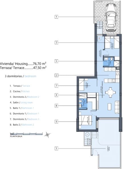 3 slaapkamer Appartement te koop in Dolores met zwembad - € 259.900 (Ref: 8647442)