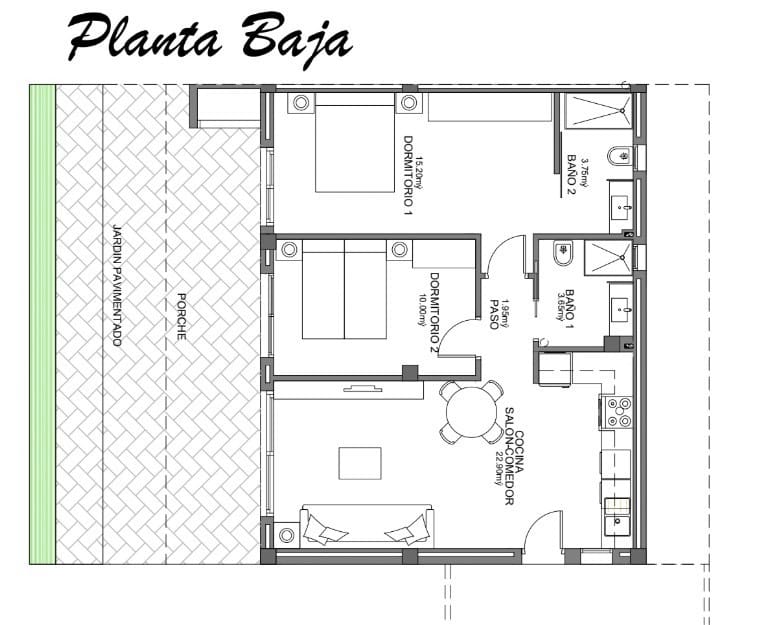 2 bedroom Apartment for sale in Algorfa with pool - € 261,000 (Ref: 8660715)