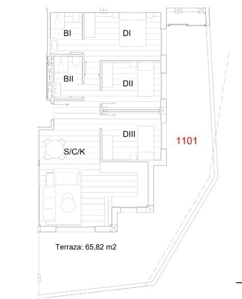 3 bedroom Apartment for sale in San Miguel de Salinas with pool - € 274,900 (Ref: 8723002)