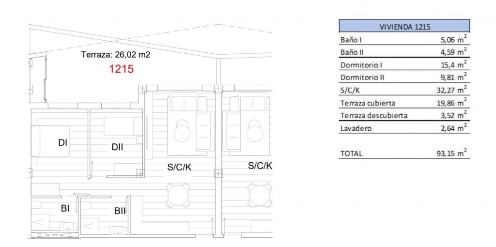 2 Zimmer Apartment zu verkaufen in San Miguel de Salinas mit Pool - 229.900 € (Ref: 8723003)