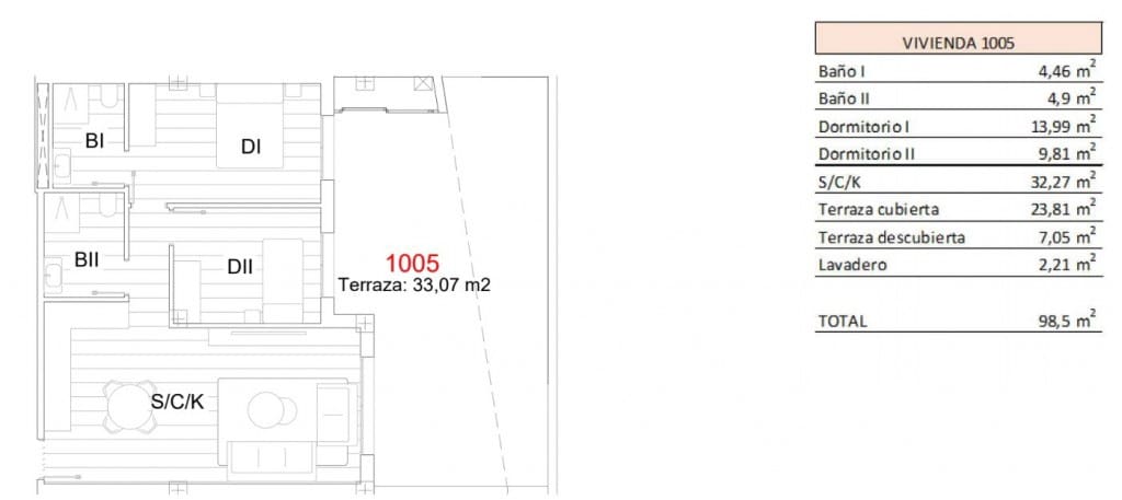 2 camera da letto Appartamento in vendita in San Miguel de Salinas con piscina - 224.900 € (Rif: 8723004)