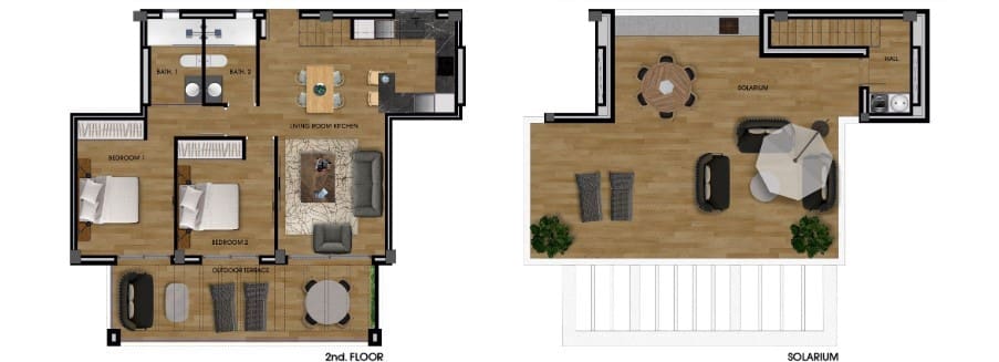 2 soveværelse Penthouse til salg i Los Alcazares med swimmingpool - € 315.000 (Ref: 8728201)