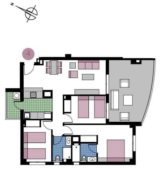 3 soverom Leilighet til salgs i Mil Palmeras med svømmebasseng - € 365 000 (Ref: 8736482)