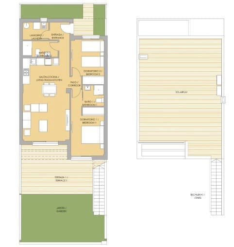 2 quarto Casa em Banda para venda em Vistabella com piscina - 309 900 € (Ref: 8738844)