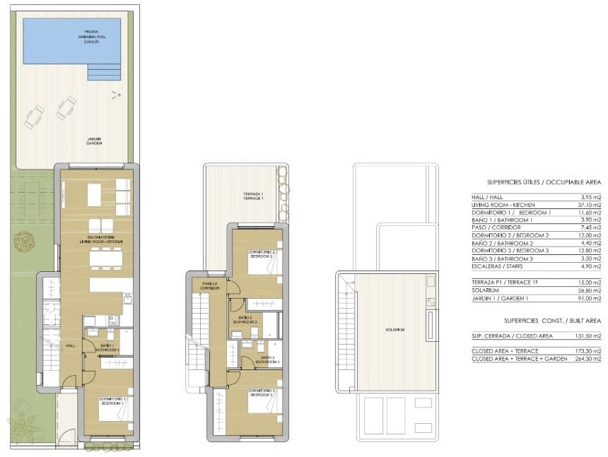 3 slaapkamer Villa te koop in Mil Palmeras met zwembad - € 539.900 (Ref: 8744493)