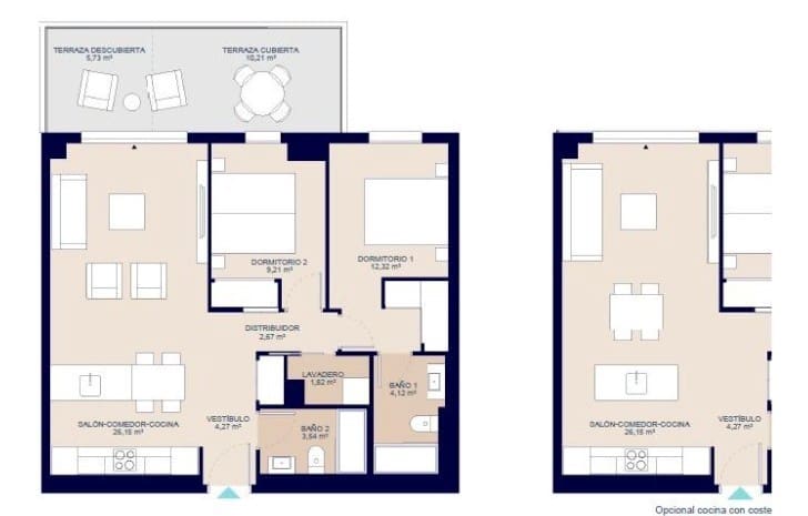 2 bedroom Apartment for sale in La Villajoyosa / Vila Joiosa with pool - € 332,000 (Ref: 8774131)