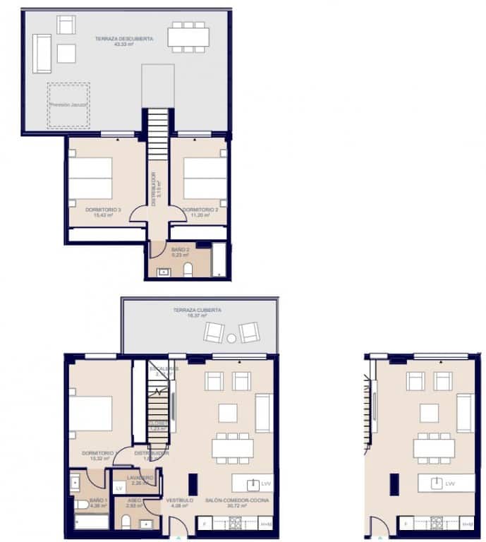 3 bedroom Penthouse for sale in La Villajoyosa / Vila Joiosa with pool - € 600,000 (Ref: 8774132)
