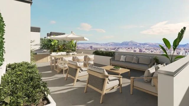 3 bedroom Penthouse for sale in Ensanche - Diputacion, Alicante / Alacant city with pool - € 417,000 (Ref: 8774415)