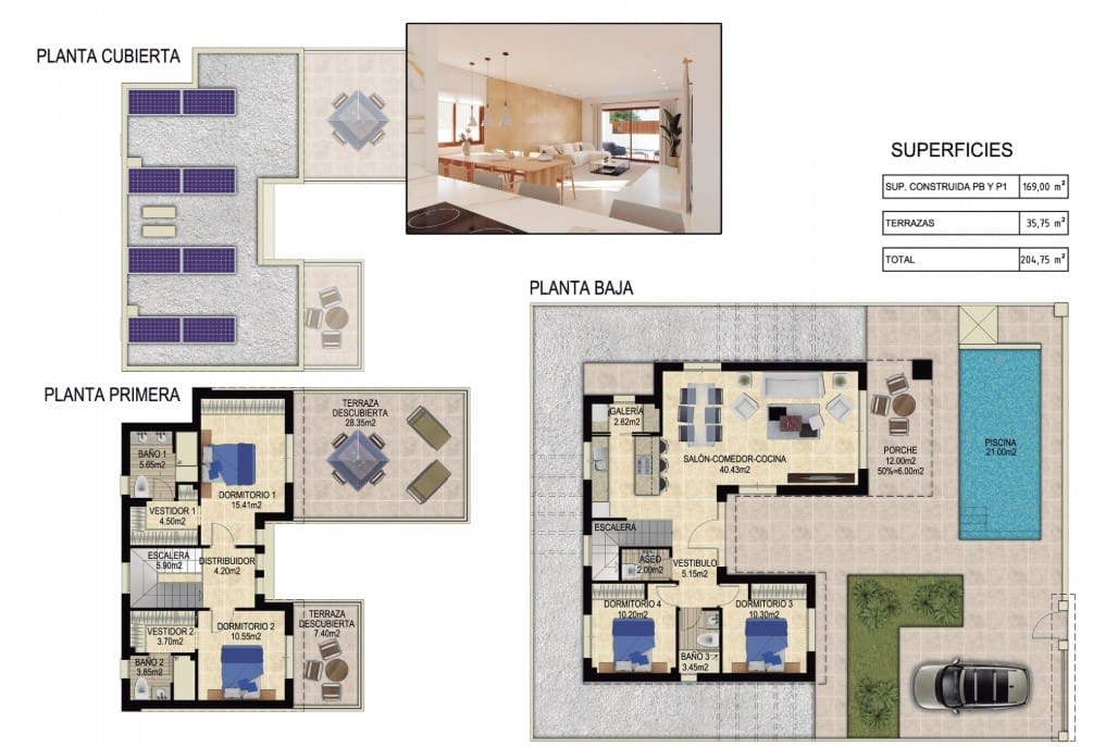 4 sypialnia Willa na sprzedaż w Vistabella z basenem - 649 000 € (Ref: 8820472)