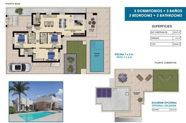 3 Zimmer Villa zu verkaufen in Polop mit Pool - 649.000 € (Ref: 8820659)