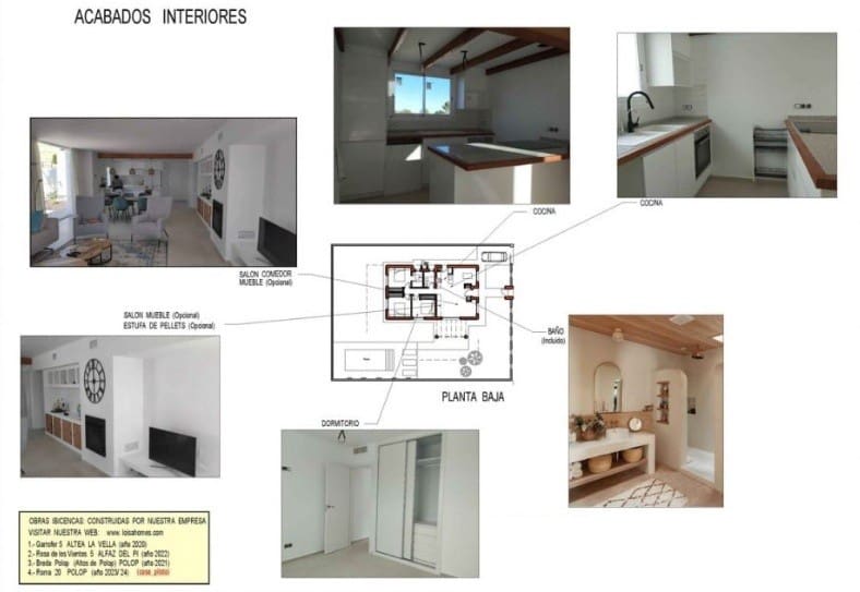 3 bedroom Villa for sale in Polop with pool - € 468,000 (Ref: 8845925)