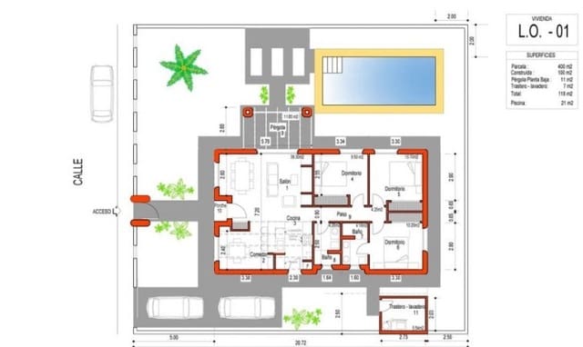 3 makuuhuone Huvila myytävänä paikassa Polop mukana uima-altaan - 468 000 € (Ref: 8845925)