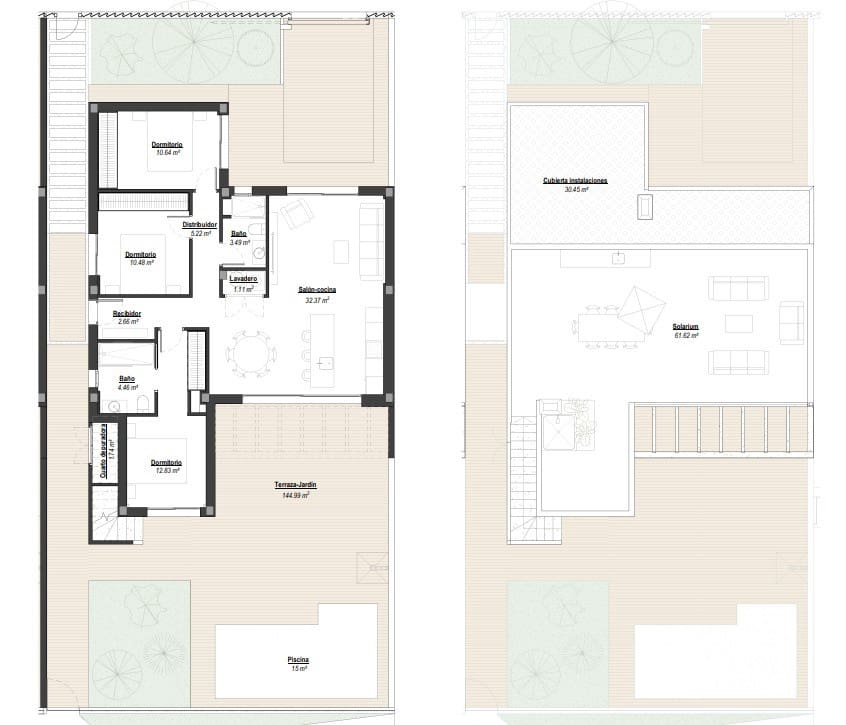 3 quarto Moradia para venda em Los Alcazares com piscina - 489 000 € (Ref: 8850415)