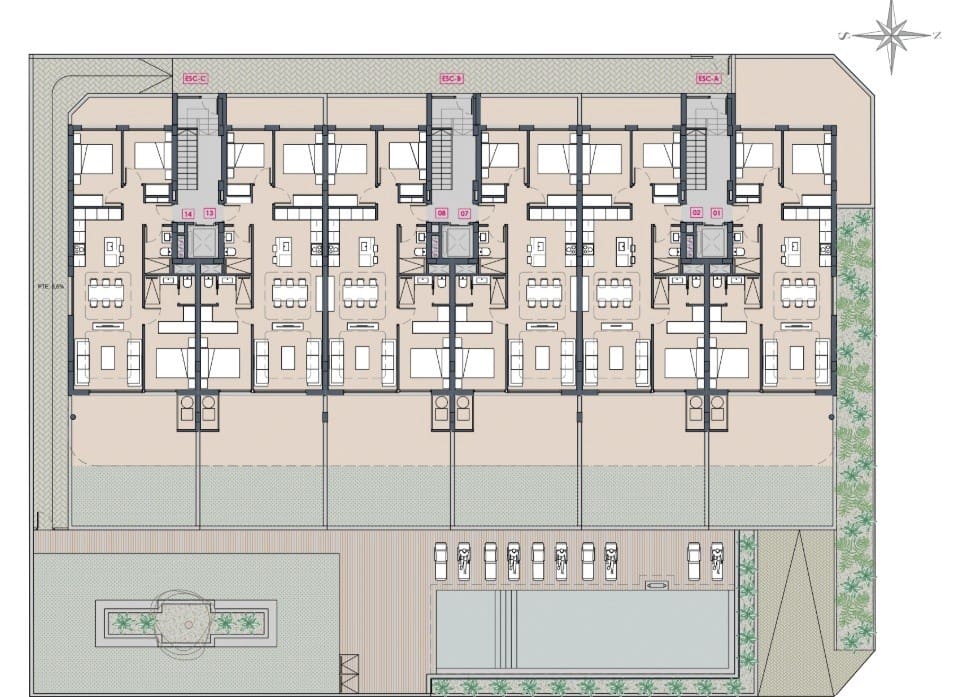 3 sypialnia Apartament na sprzedaż w Benijofar z basenem - 309 900 € (Ref: 8863652)