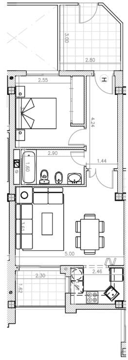 1 soverom Leilighet til salgs i Orihuela Costa med svømmebasseng - € 133 500 (Ref: 8865369)