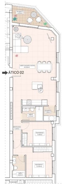 2 soveværelse Penthouse til salg i Hondon de las Nieves med swimmingpool - € 220.000 (Ref: 8912006)