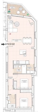 2 soveværelse Penthouse til salg i Hondón de las Nieves med swimmingpool - € 220.000 (Ref: 8912006)
