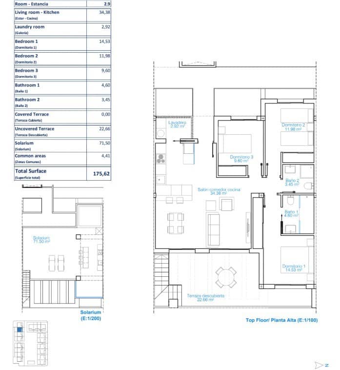 3 bedroom Penthouse for sale in Torre de la Horadada with pool - € 539,900 (Ref: 8930753)