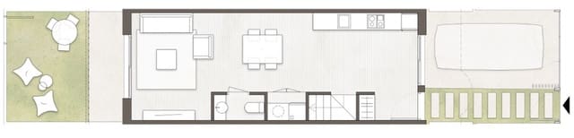 2 bedroom Townhouse for sale in Pilar de la Horadada ciudad, Pilar de la Horadada with pool - € 299,900 (Ref: 8941831)