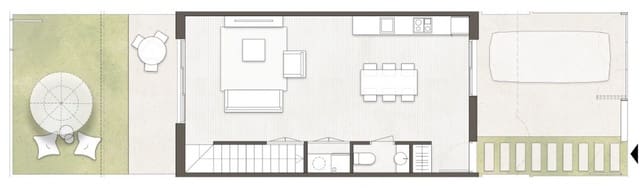 3 chambre Maison de Ville à vendre à Pilar de la Horadada ciudad, Pilar de la Horadada avec piscine - 339 900 € (Ref: 8941832)