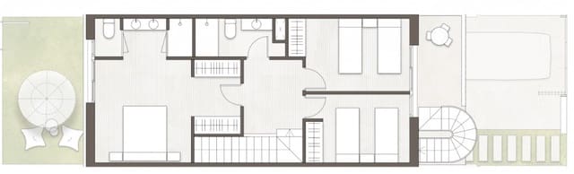 3 chambre Maison de Ville à vendre à Pilar de la Horadada ciudad, Pilar de la Horadada avec piscine - 339 900 € (Ref: 8941832)