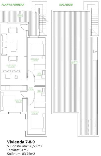 3 camera da letto Attico in vendita in San Pedro del Pinatar con piscina - 299.900 € (Rif: 8947537)