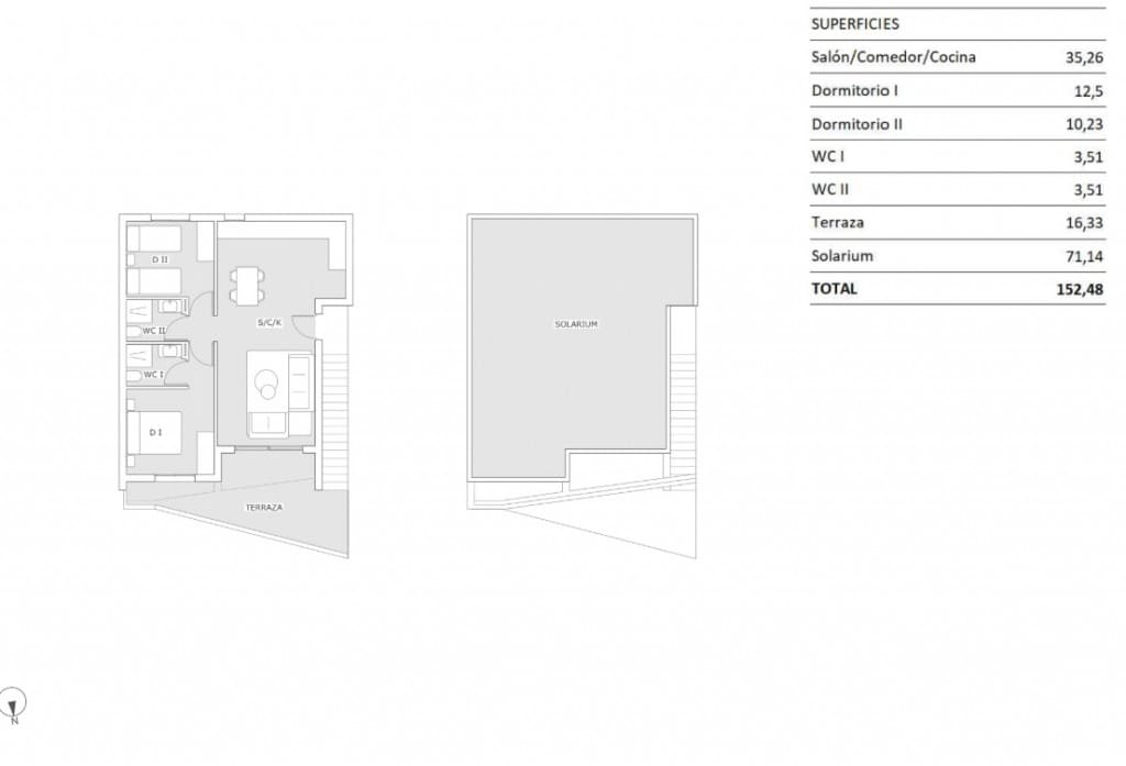 2 soveværelse Penthouse til salg i San Miguel de Salinas med swimmingpool - € 224.900 (Ref: 8967028)