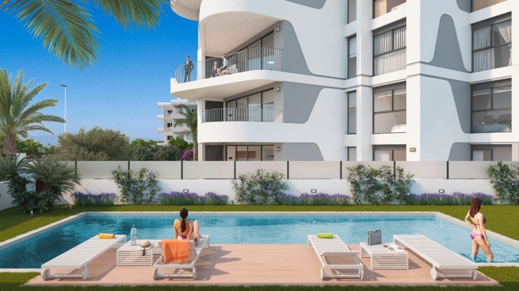 3 quarto Apartamento para venda em Guardamar del Segura com piscina - 345 000 € (Ref: 8971261)