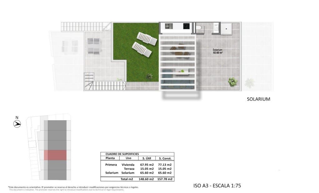 2 slaapkamer Penthouse te koop in Pilar de la Horadada met zwembad - € 319.900 (Ref: 9030702)