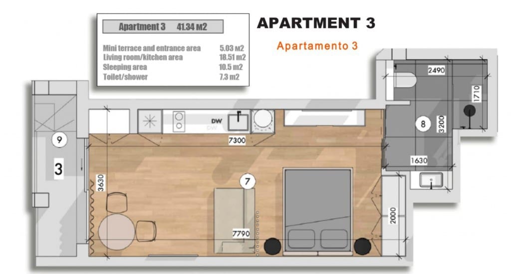 Studio til salg i Torrevieja med swimmingpool - € 147.500 (Ref: 9132616)