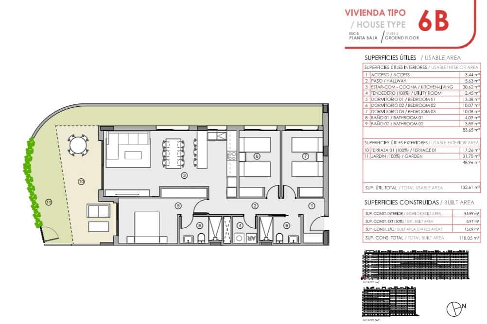 3 soveværelse Lejlighed til salg i Torrevieja med swimmingpool - € 424.000 (Ref: 9132707)