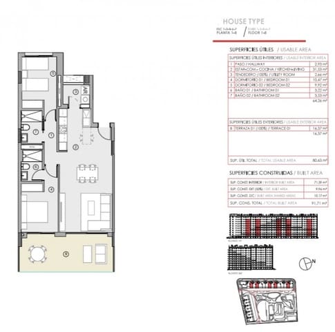 2 soveværelse Lejlighed til salg i Punta Prima, Torrevieja med swimmingpool - € 289.000 (Ref: 9132708)