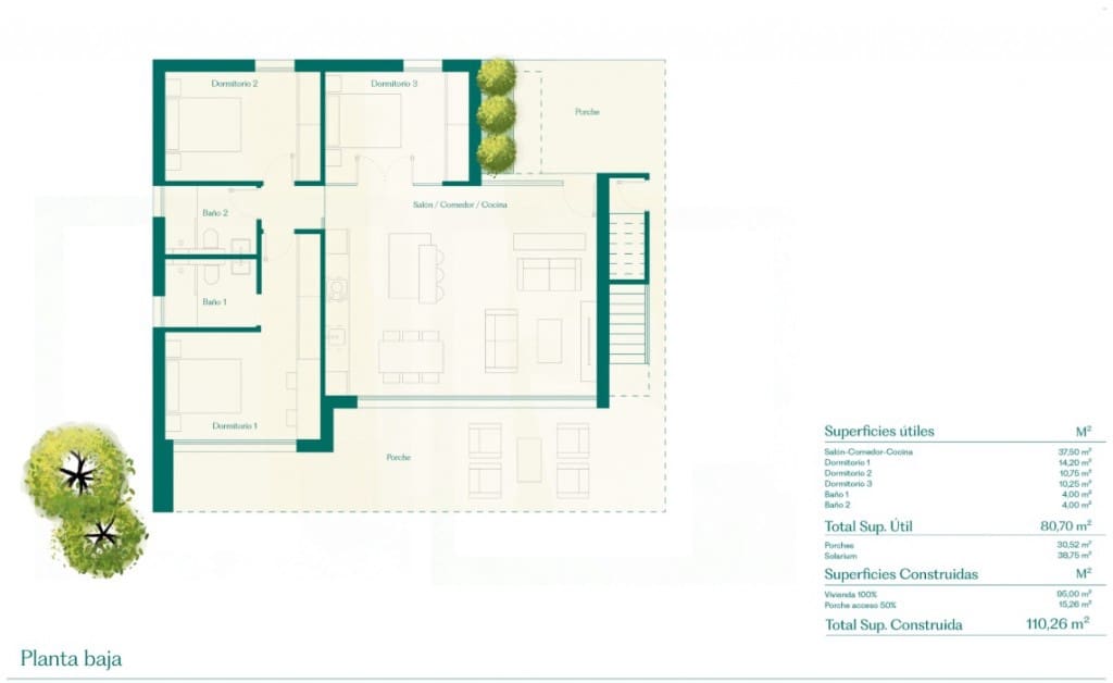 3 bedroom Villa for sale in Fuente Alamo de Murcia with pool - € 335,000 (Ref: 9137403)