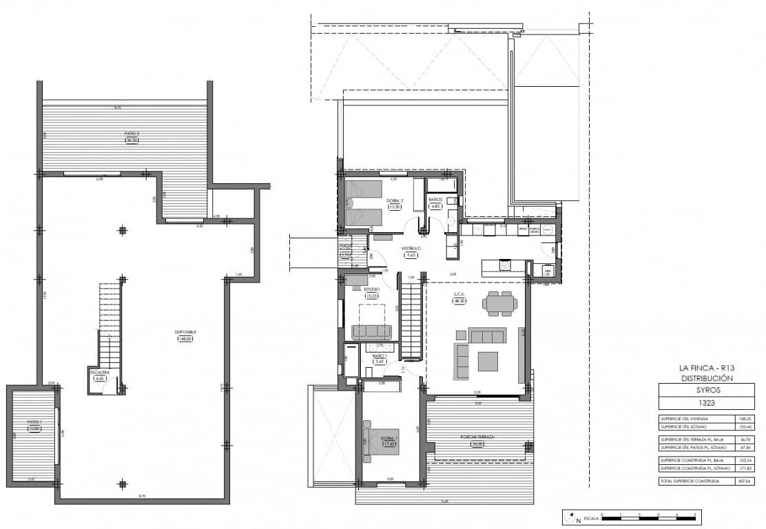 Chalet de 3 habitaciones en Algorfa en venta con piscina - 779.000 € (Ref: 9185680)