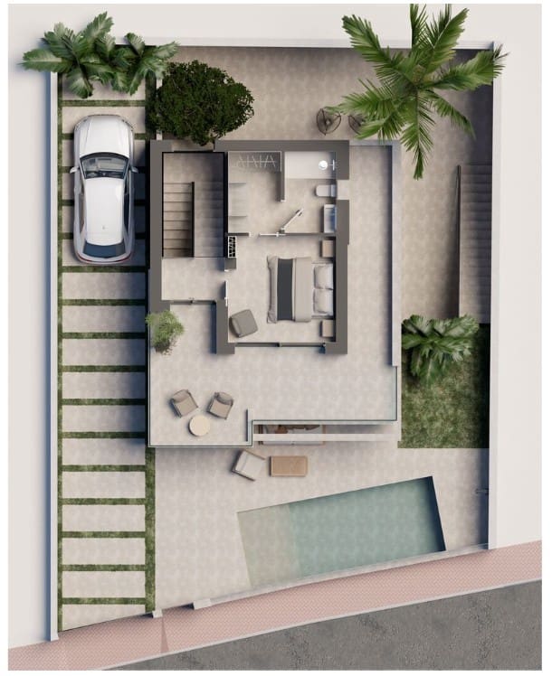 2 bedroom Villa for sale in Pilar de la Horadada with pool - € 490,000 (Ref: 9185681)