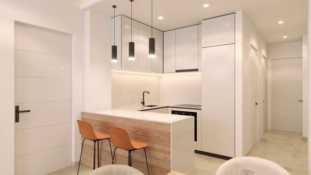 1 quarto Apartamento para venda em Playa de los Náufragos, Torrevieja com piscina - 185 000 € (Ref: 9202740)