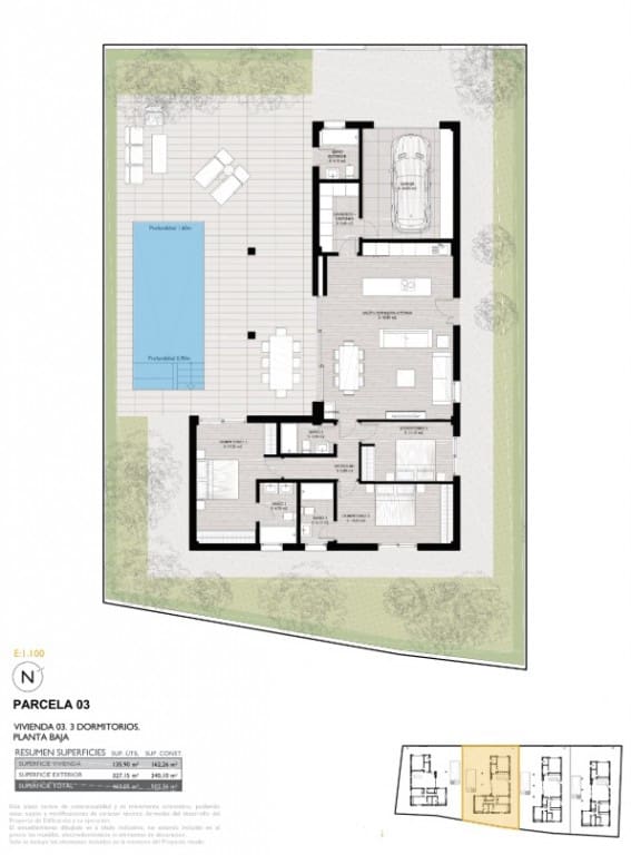 3 bedroom Villa for sale in San Pedro del Pinatar with pool - € 809,950 (Ref: 9255809)