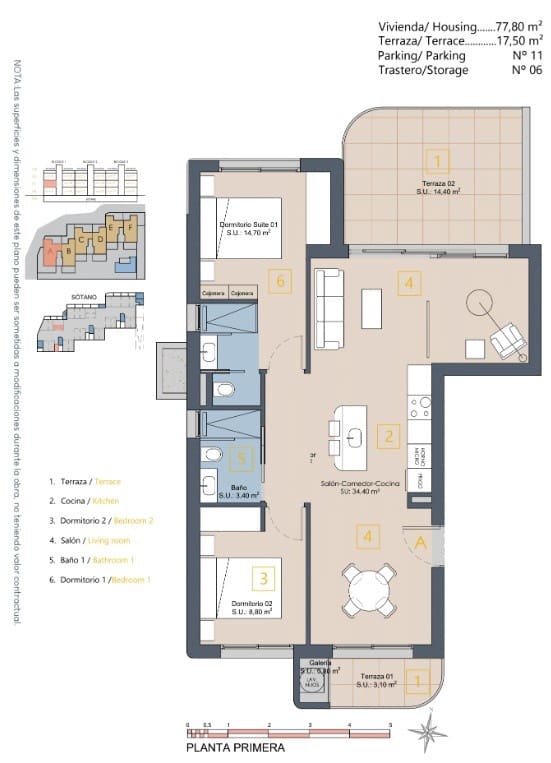 2 slaapkamer Appartement te koop in Los Alcazares met zwembad - € 299.900 (Ref: 9282629)