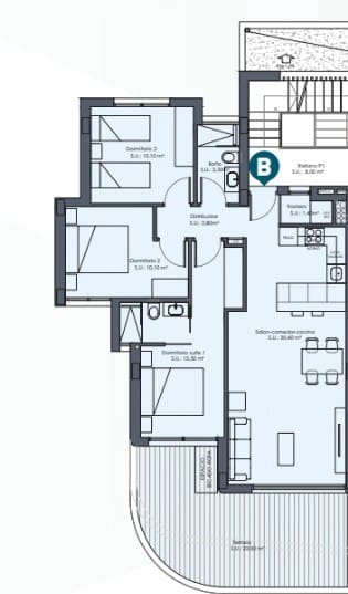 3 sovrum Lägenhet till salu i Los Alcazares med pool - 369 000 € (Ref: 9288427)