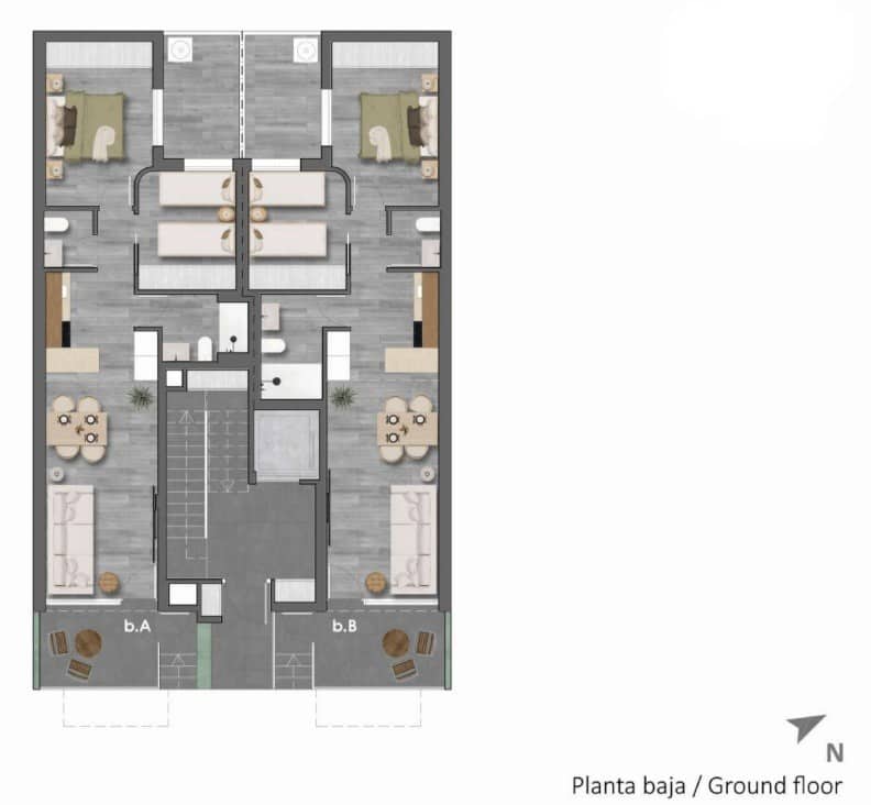 2 soverom Leilighet til salgs i Torre de la Horadada med svømmebasseng - € 295 900 (Ref: 9325269)