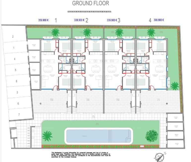 3 bedroom Apartment for sale in Pilar de la Horadada with pool - € 339,900 (Ref: 9360485)