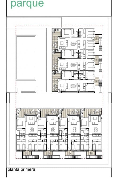 3 soverom Penthouse til salgs i Bigastro med svømmebasseng - € 219 000 (Ref: 9360684)